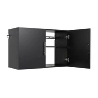 Prepac HangUps 36" Upper Storage Cabinet, Black