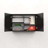 Prepac HangUps 36" Upper Storage Cabinet, Black