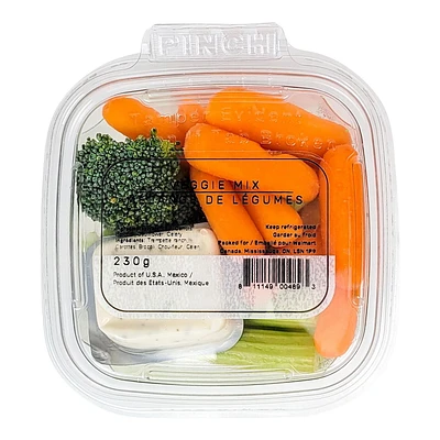 Plateau de légumes avec trempette 230g