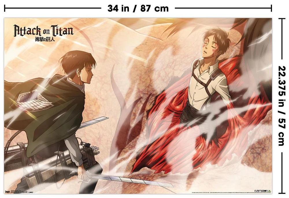 Attack on Titan - Wind Wall Poster, 22.375" x 34"