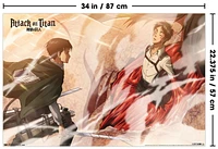 Attack on Titan - Wind Wall Poster, 22.375" x 34"