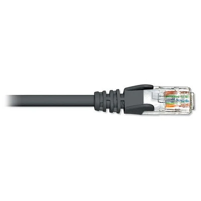 Cat6A Patch Cable, Solid - BK, 14ft