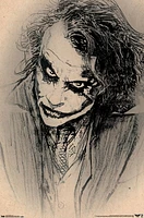 DC Comics Movie The Dark Knight - The Joker - Sketch Wall Poster, 22.375" x 34"