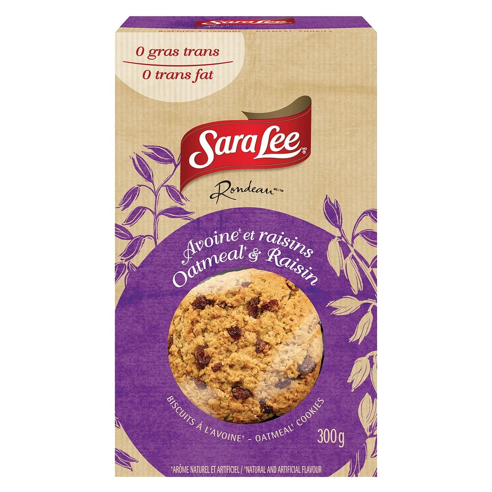 Sara Lee®  Oatmeal & Raisin Cookies, 300 g