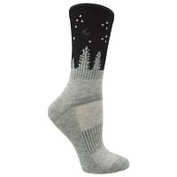 Paquet de 2 paires de chaussettes mi-mollet haute performance en mélange de laine de qualité supérieure Ozark Trail pour femmes Pointures de chaussures 4 à 10
