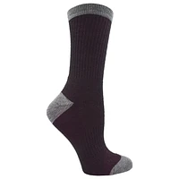 Paquet de 2 paires de chaussettes mi-mollet haute performance en mélange de laine de qualité supérieure Ozark Trail pour femmes Pointures de chaussures 4 à 10