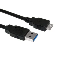 Micro USB 3.0 to USB 3.0 M/M - 3ft, BK