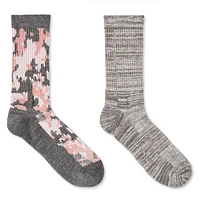 Lot de 2 paires de mi-chaussettes Ozark Trail pour femmes Pointures 4-10