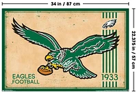 NFL Philadelphia Eagles - Retro Logo 14 Wall Poster, 22.375" x 34"