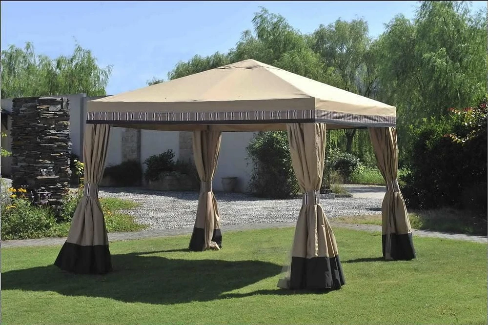 Sunjoy Replacement Curtain for 10x10 Ft Valence Gazebo