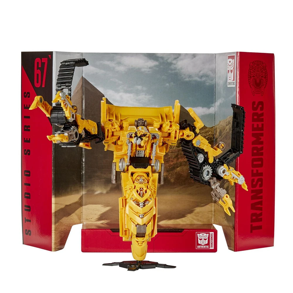 Transformers Toys Studio Series 67 Voyager Class Transformers: Revenge of the Fallen Constructicon Skipjack Action Figure - Ages 8 and Up, 6.5-inch