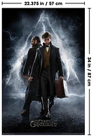 Fantastic Beasts: Crimes Of Grindelwald - Teaser Wall Poster, 22.375" x 34"