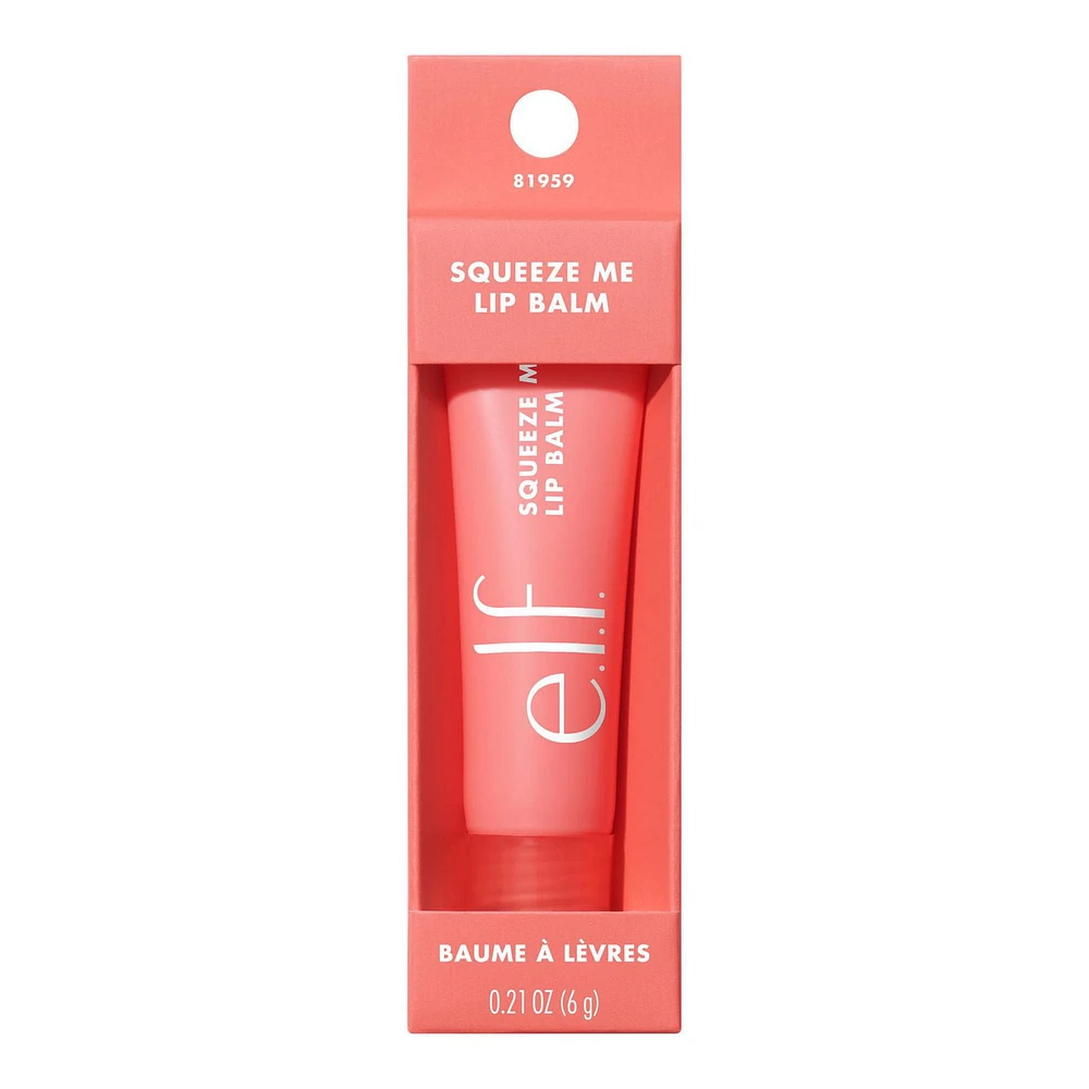 e.l.f. Cosmetics Squeeze Me Baume À Lèvres, Strawberry Teinte claire, 6 g