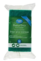 Heavy Duty Scrub Sponge, HD-12-9 CA WM, 9 Units/Pack, 12 Packs/Case, Private Label, 12 Sponges