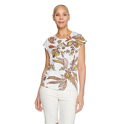T-shirt en lin Iyla pour femmes