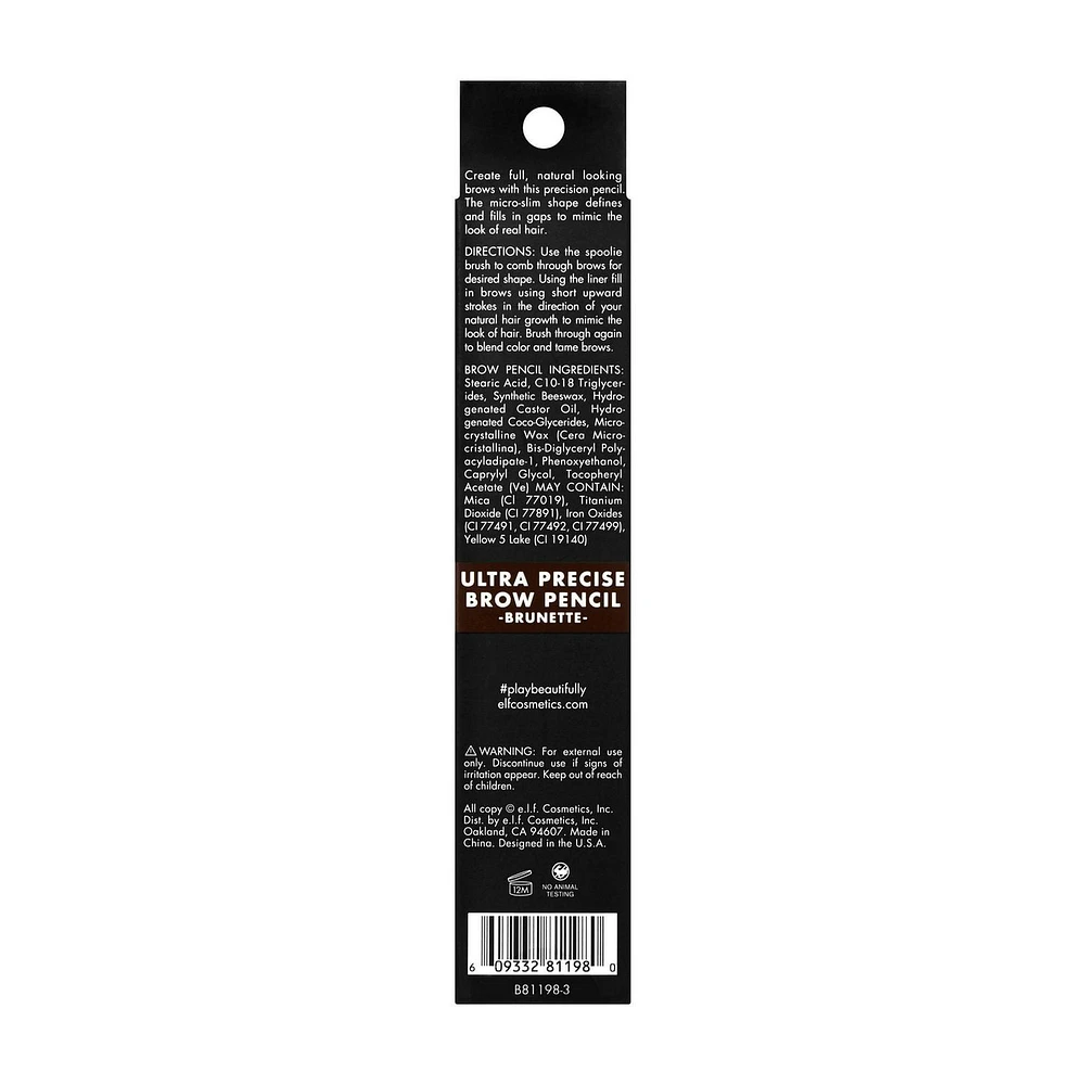 e.l.f. Cosmetics Ultra Precision Brow Pencil, Retractable Brow Pencil 0.05 g