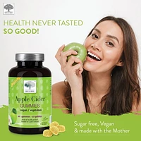 New Nordic Apple Cider Gummies - 60 gummies, Vegan and sugar free gummies