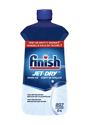 Finish Jet-Dry, Dishwasher Rinse Aid, Original, 621ml, Dishwasher Rinse Agent & Drying Agent, 621mL