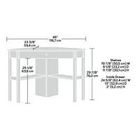 Sauder Beginnings Computer Desk, Cinnamon Cherry, 412314