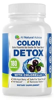 All Natural Advice Super Detox and Colon Cleanse Pure Flush 180 Capsules