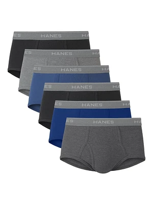 Hanes Men's Comfort Flex Mid-Rise Briefs, 6-Pack - Assorted