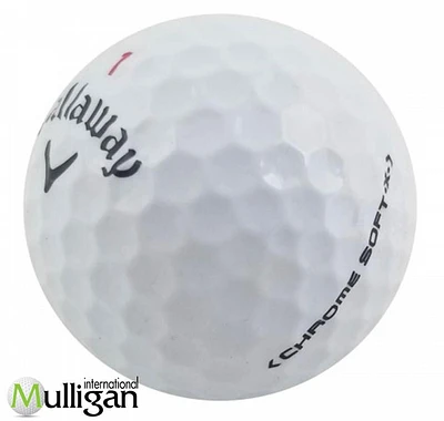 Mulligan - 36 Callaway Chrome Soft x 5A Recycled Used Golf Balls, White