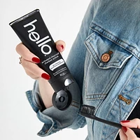 Hello Activated Charcoal Fluoride Free Toothpaste - 82 mL, Hello Charcoal Toothpaste