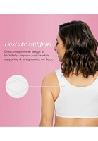 Exquisite FORM® entièrement -#9600531 Soutien-gorge de posture couvrant, à bonnets souples et en coton, dentelle, fermeture sur le devant, sans fil Tailles Disponibles 38C - 46DD