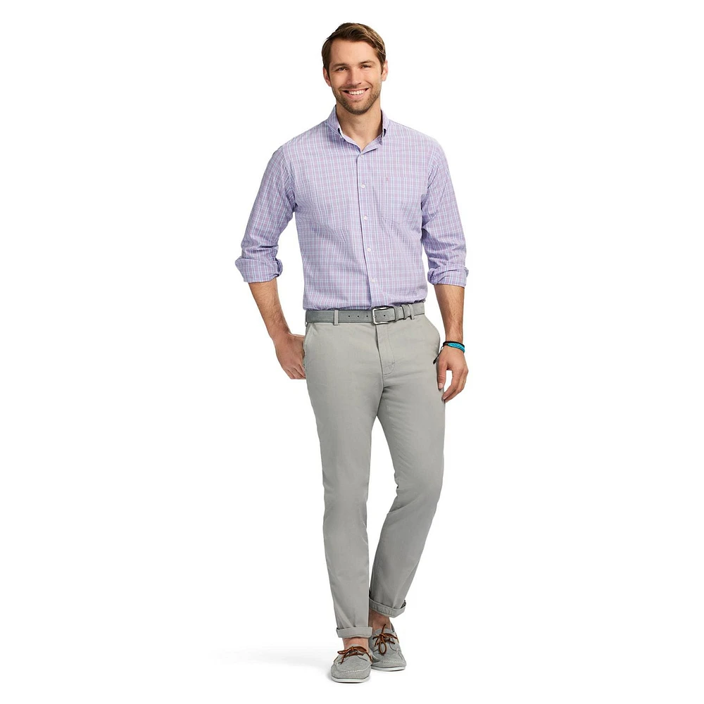 IZOD CHANDAIL TISSÉ MANCHES LONGUES P-TTG