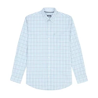 IZOD L/S Performance Plaid Woven Shirt, S-XXL
