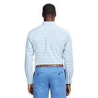 IZOD L/S Performance Plaid Woven Shirt, S-XXL