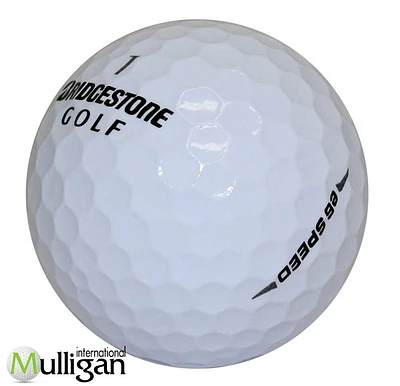 Mulligan - 12 Bridgestone E6 Speed 4A Recycled Used Golf Balls, White