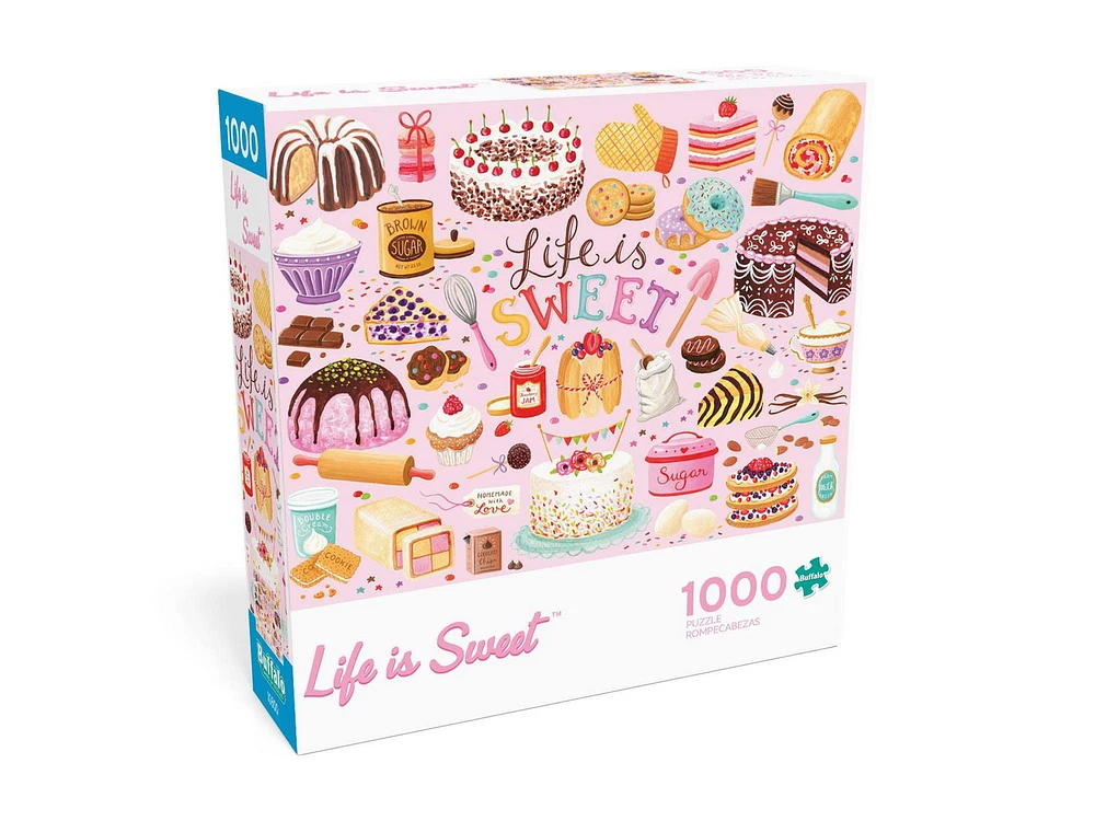 Buffalo Games - Contemporary Art - Life Is Sweet - 1000 Piece Jigsaw Puzzle