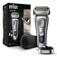 Braun Series 9 9330s Dernière Génération Rasoir Électrique pour Homme, Base De Recharge, Étui Tissu