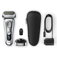 Braun Series 9 9330s Dernière Génération Rasoir Électrique pour Homme, Base De Recharge, Étui Tissu
