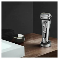 Braun Series 9 9330s Dernière Génération Rasoir Électrique pour Homme, Base De Recharge, Étui Tissu