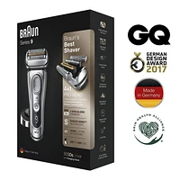 Braun Series 9 9330s Dernière Génération Rasoir Électrique pour Homme, Base De Recharge, Étui Tissu