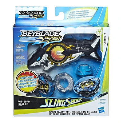 Beyblade Burst Turbo Slingshock Riptide Blast Set, Ages 8 and up