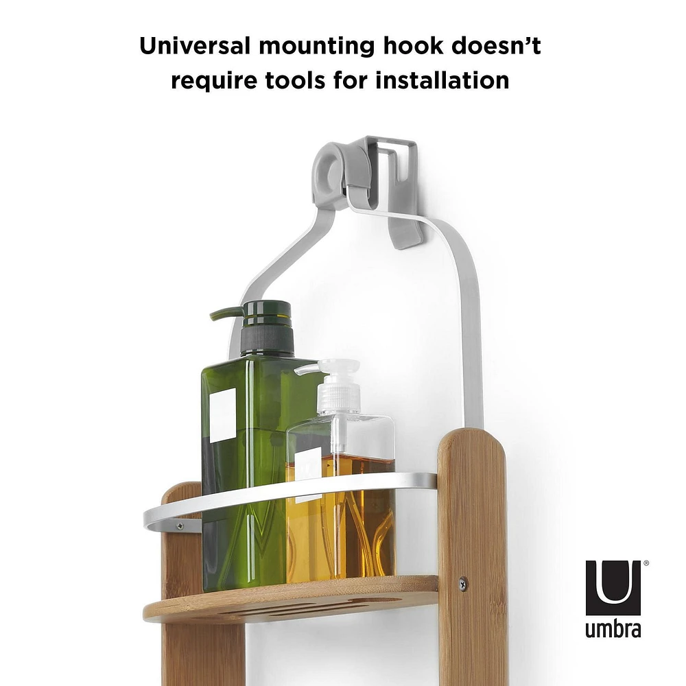 Umbra Aquala Shower Caddy,Natural