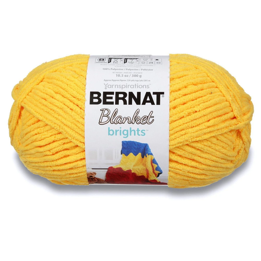 Fil Blanket Brights™ de Bernat®, Polyester #6 Super Bulky, 10.5oz/300g