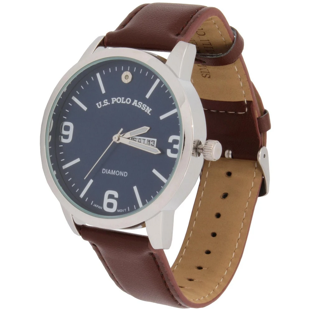 U.S Polo Assn. Men's Analog Watch With Day Date Feature