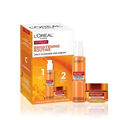 L'Oréal Paris Revitalift Brightening Kit, 2 Piece Routine