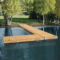 Port Side Commercial Grade Floating Dock Kit - 4'x10'