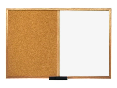 Economy Combination Dry-Erase/Cork Bulletin Board-3' x 2'