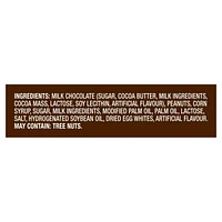 SNICKERS, barre choc. au lait et arachides, grand format 2 morc., 93 g Contient une (1) barre SNICKERS grand format de 93 g.
