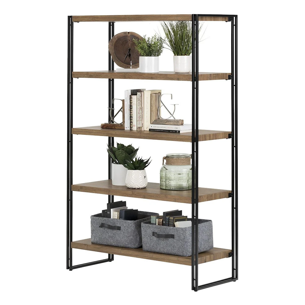 South Shore, Gimetri collection, 5 Fixed Shelves - Shelving Unit