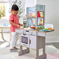 KidKraft Made Fresh 2-in-1 Kitchen & Restaurant, KidKraft Made Fresh 2-in-1 Wooden Kitchen & Restaurant with 29 Accessories