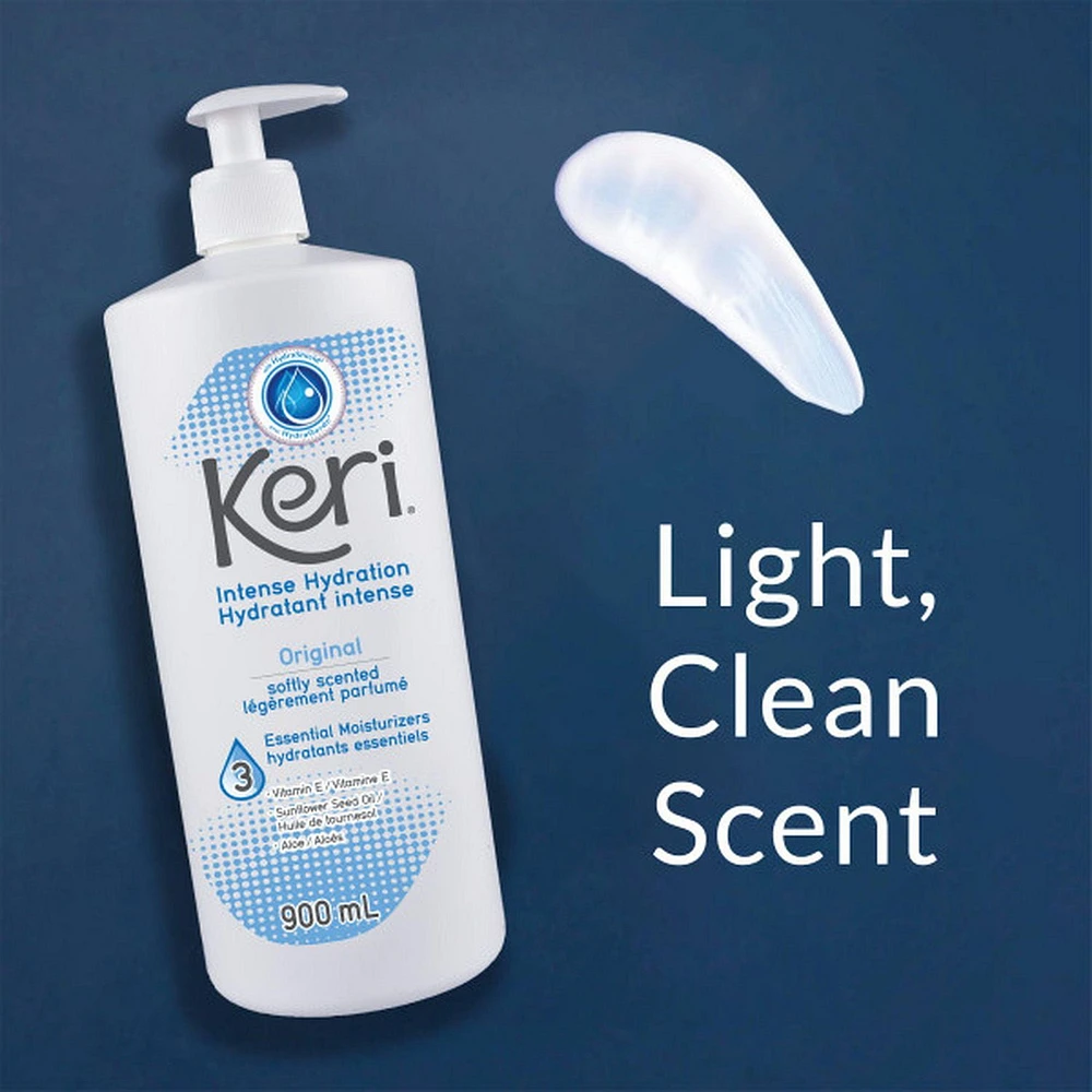 Keri Original Intense Lotion 900mL, 3 Essential oils.