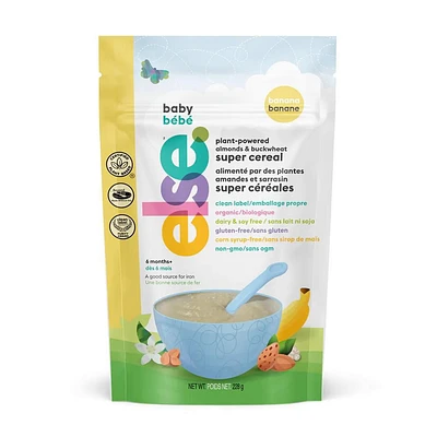 Else Nutrition Super Céréale pour les bébés - Banane