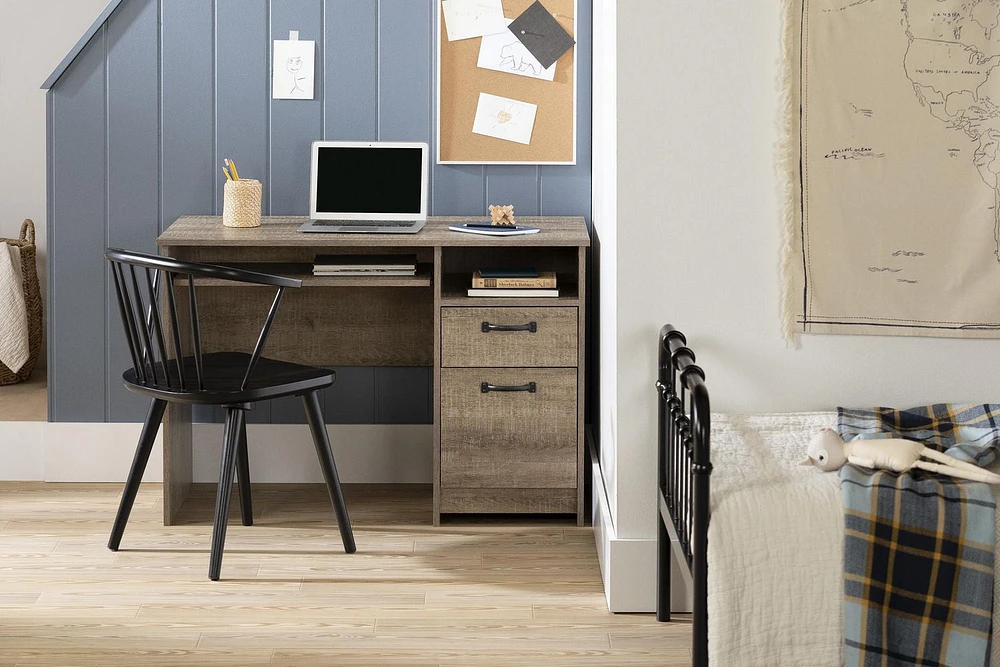 South Shore Tassio Desk Weathered Oak